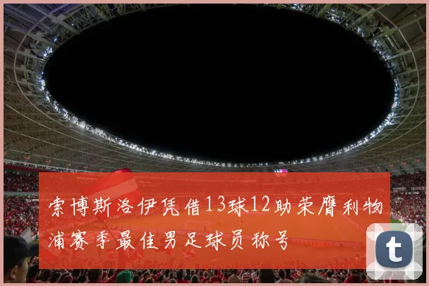 索博斯洛伊凭借13球12助荣膺利物浦赛季最佳男足球员称号